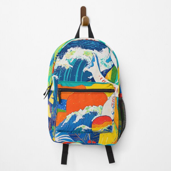 Item preview, Ganesha Ocean Vision Great Waves Psychedelic Pop Art designed and sold by PANNARUK THAILAND.