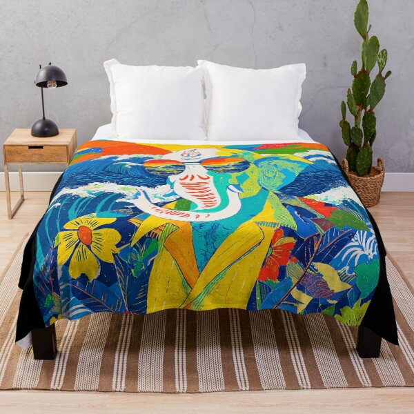Item preview, Ganesha Ocean Vision Great Waves Psychedelic Pop Art designed and sold by PANNARUK THAILAND.