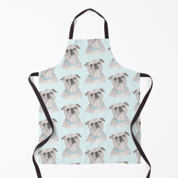 Item preview, Watercolor portrait of a pug designed and sold by San-shine-arts.