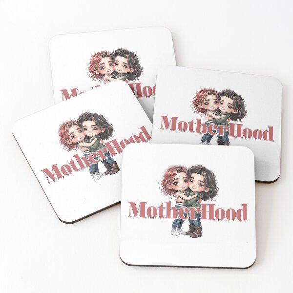 Item preview, MotherHood Sweet Watercolor Chibi Reunion Portrait designed and sold by ArtisticDesignsbyLinda.