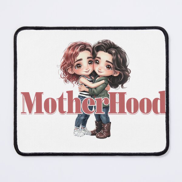 Item preview, MotherHood Sweet Watercolor Chibi Reunion Portrait designed and sold by ArtisticDesignsbyLinda.
