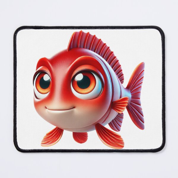 Item preview, Adorable Red Drum Fish designed and sold by Sillytoe.