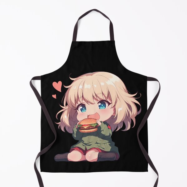 Item preview, Katyusha Girls und Panzer Chibi Burger Heart Eyes Energy designed and sold by earlobejerk.