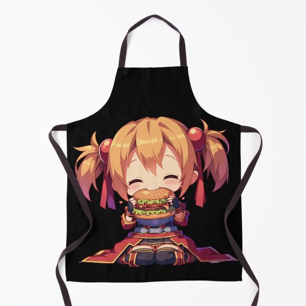 Item preview, Silica Sword Art Online Chibi Kawaii Burger Anime Girl Happy Bright Moment designed and sold by earlobejerk.