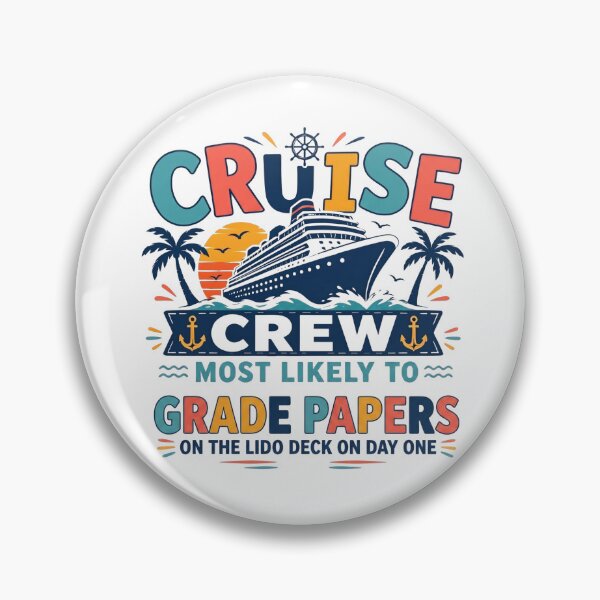 Item preview, Most Likely to Grade Papers on the Lido Deck on Day One – Funny Teacher Cruise Crew Matching Teacher Vacation  designed and sold by Winarrts.
