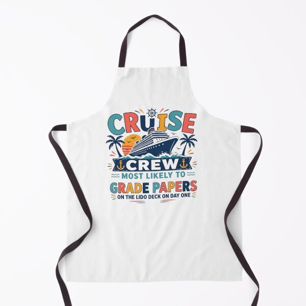 Item preview, Most Likely to Grade Papers on the Lido Deck on Day One – Funny Teacher Cruise Crew Matching Teacher Vacation  designed and sold by Winarrts.