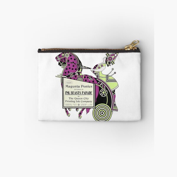 Item preview, Vintage Advertisement for Queen City Inks - Magenta & Lime Green designed and sold by thelivingrp.