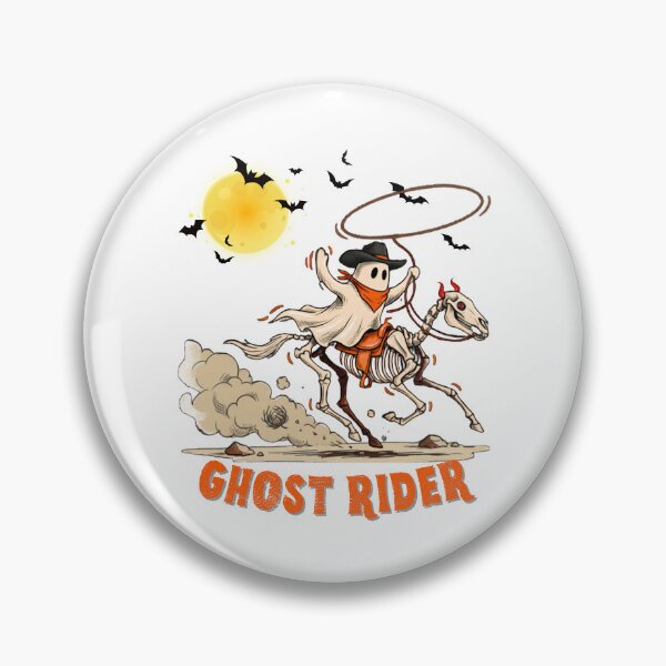 Item preview, Spooky Cowboy Ghost Riding Skeleton Horse - Retro Western Halloween Aesthetic designed and sold by VibranPalette.