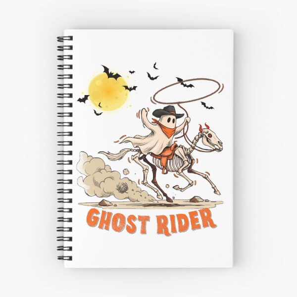 Item preview, Spooky Cowboy Ghost Riding Skeleton Horse - Retro Western Halloween Aesthetic designed and sold by VibranPalette.