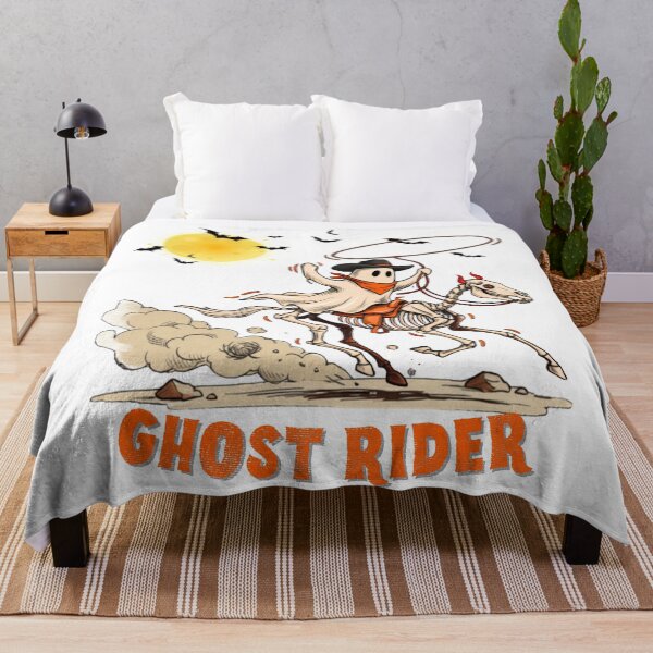 Item preview, Spooky Cowboy Ghost Riding Skeleton Horse - Retro Western Halloween Aesthetic designed and sold by VibranPalette.