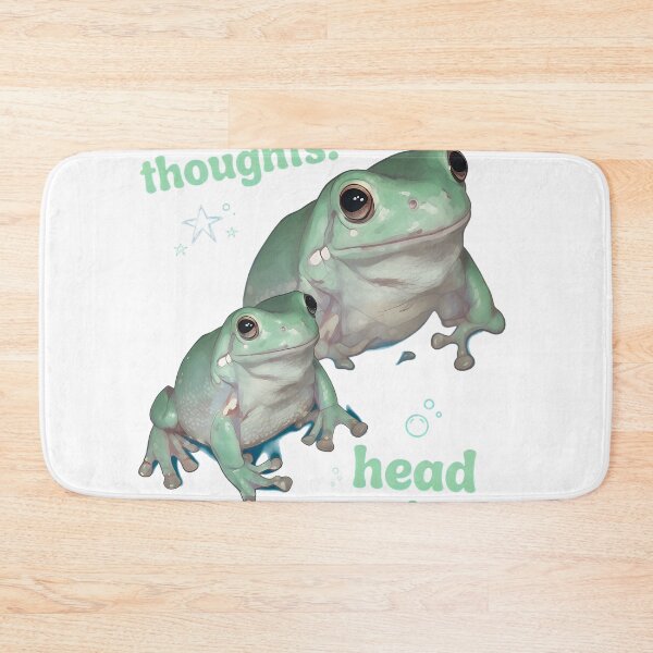 Item preview, No Thoughts Head Empty Frog Meme Funny Art designed and sold by TokyoAyashi.