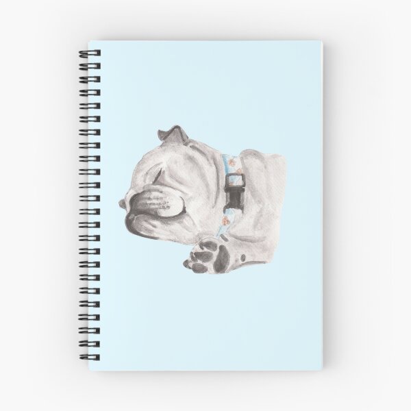 Item preview, Watercolor portrait of a sleeping pug designed and sold by San-shine-arts.