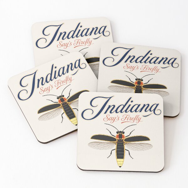 Item preview, Indiana Say’s Firefly – State Insect Art Print designed and sold by The-Drip-Studio.
