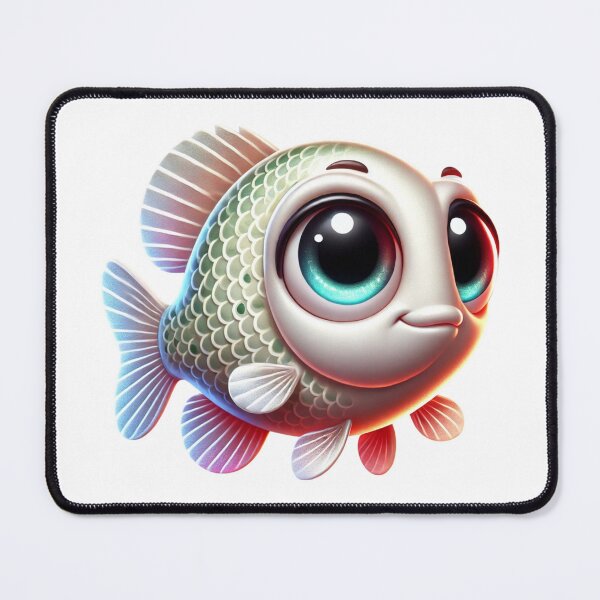 Item preview, Adorable White Crappie designed and sold by Sillytoe.