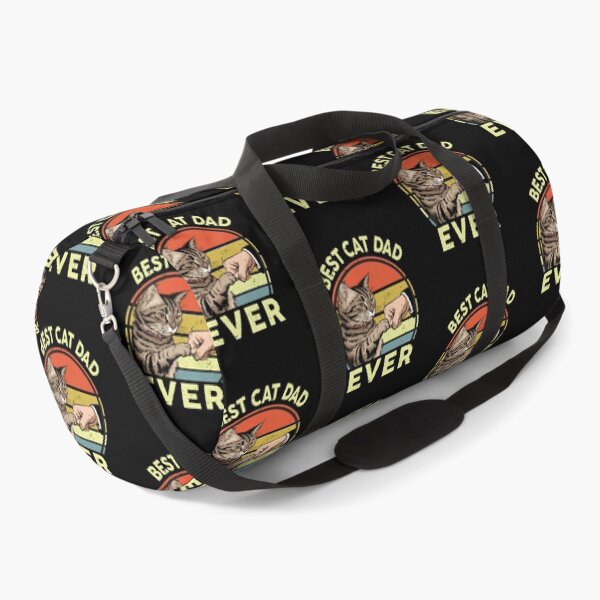 Item preview, Best Cat Dad Ever Fist Bump Retro Sunset designed and sold by GiaoCalonas.