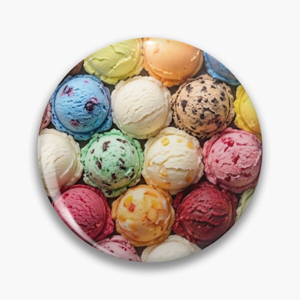 Item preview, colorful ice cream scoops designed and sold by Nightscapes.