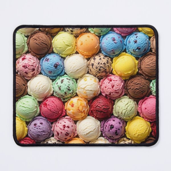Item preview, colorful ice cream scoops designed and sold by Nightscapes.