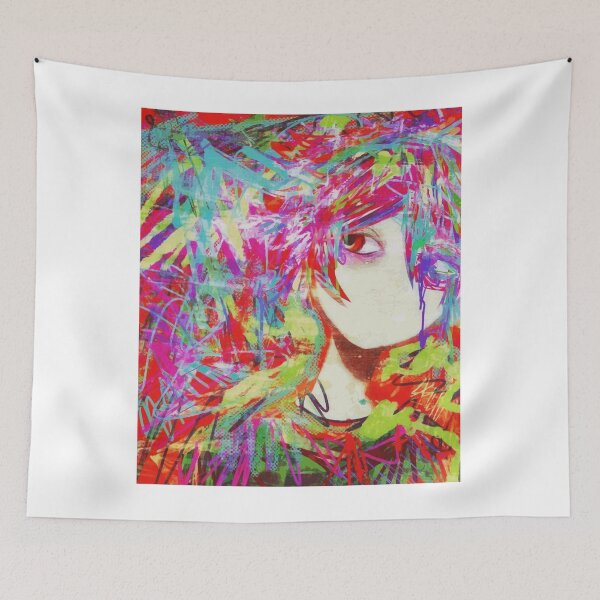 Item preview, Abstract Anime Eye Portrait designed and sold by JackyMirenden.