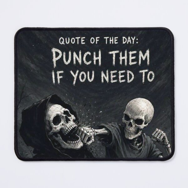 Item preview, quote of thr day: punch them if you need to designed and sold by Mystic & Celestial Art.