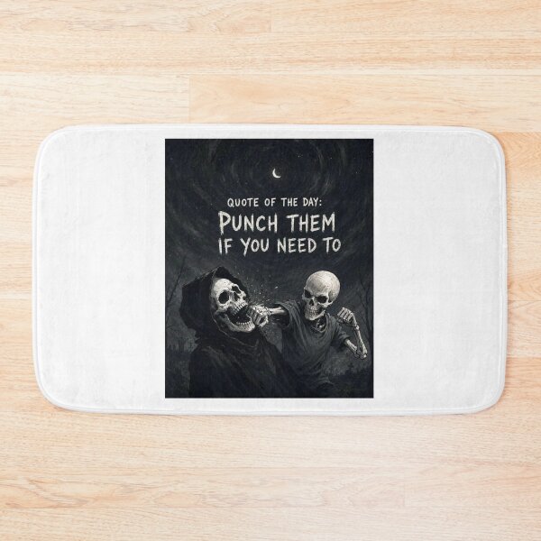 Item preview, quote of thr day: punch them if you need to designed and sold by bandarartisan.