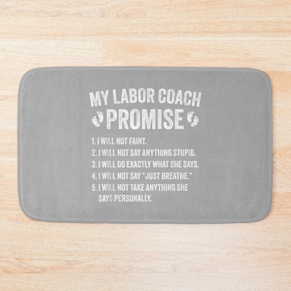 Item preview, Funny Expecting Dad Labor Coach Promise New Dad Hospital designed and sold by ArleneRowe.