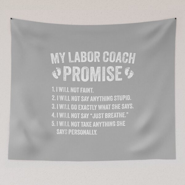 Item preview, Funny Expecting Dad Labor Coach Promise New Dad Hospital designed and sold by ArleneRowe.