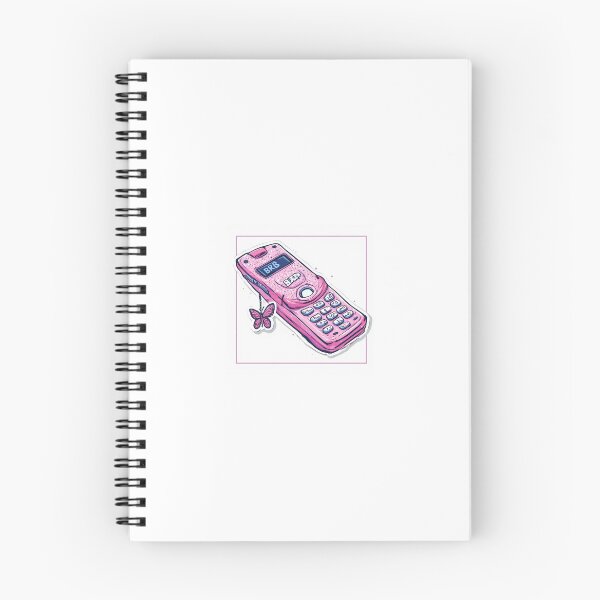 Item preview, BRB Y2K Aesthetic Pink Flip Phone Sticker designed and sold by Artiste-Shoppe.