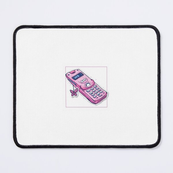 Item preview, BRB Y2K Aesthetic Pink Flip Phone Sticker designed and sold by Artiste-Shoppe.