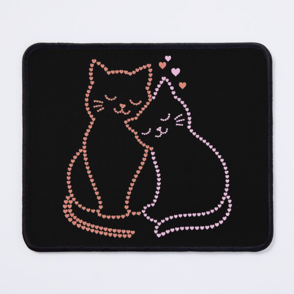 Item preview, Cute Heart Cats in Love | Romantic Cat Lover Design designed and sold by NeO² Studio.