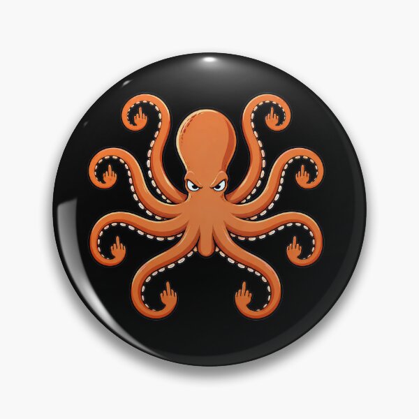 Item preview, Angry Octopus middle Fingers designed and sold by TEHAGE.