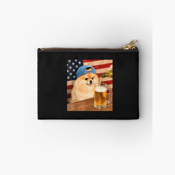 Item preview, Funny Pomeranian Drinking Beer Dog Meme Art Graphic designed and sold by FrankIsabel.