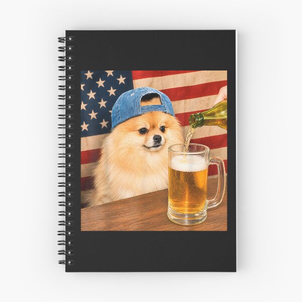 Item preview, Funny Pomeranian Drinking Beer Dog Meme Art Graphic designed and sold by FrankIsabel.