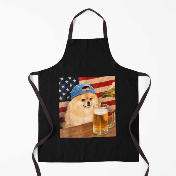 Item preview, Funny Pomeranian Drinking Beer Dog Meme Art Graphic designed and sold by FrankIsabel.