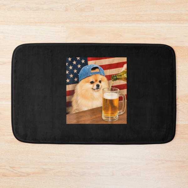 Item preview, Funny Pomeranian Drinking Beer Dog Meme Art Graphic designed and sold by FrankIsabel.