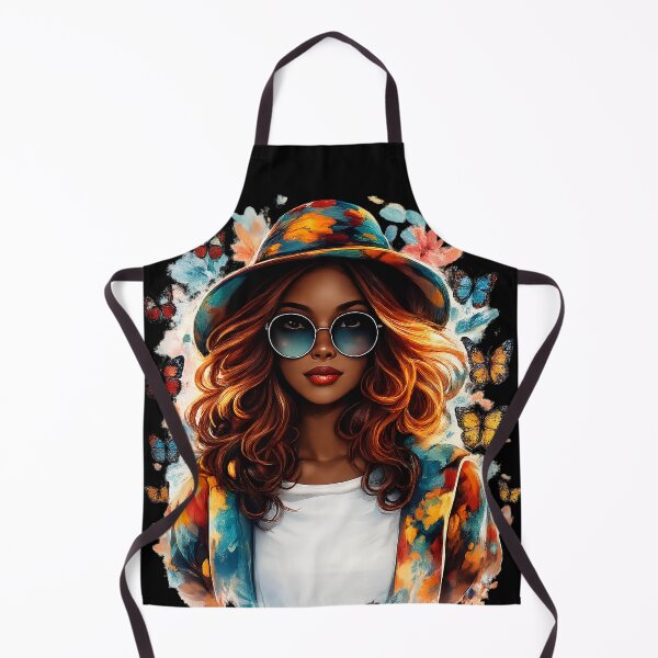 Item preview, Black Girl Magic Watercolor Butterfly Portrait designed and sold by digitalbob60.