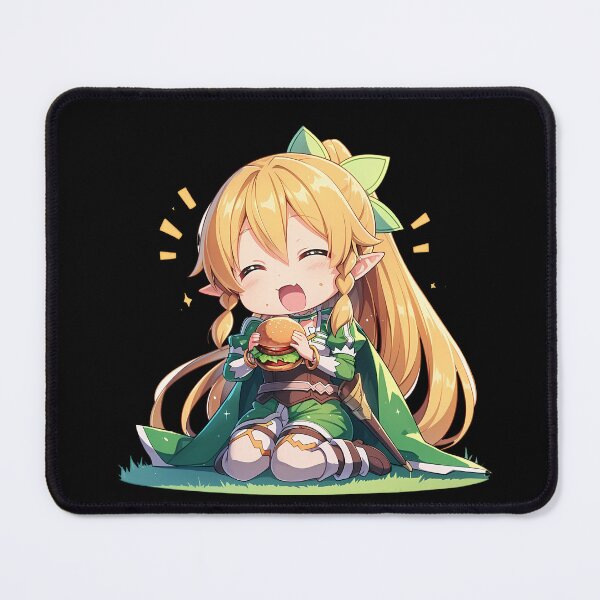 Item preview, Leafa Sword Art Online Chibi Burger Cheerful Forest Snack designed and sold by earlobejerk.