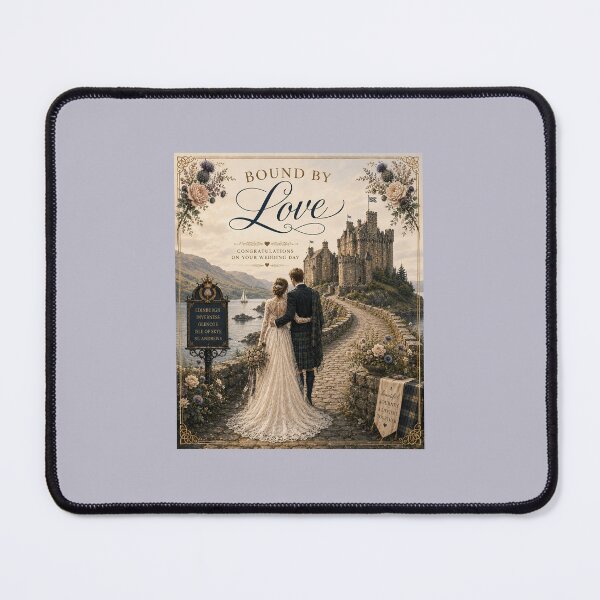 Item preview, Bound by Love – Scottish Castle Wedding Card designed and sold by Novel Works Studio.