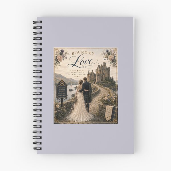 Item preview, Bound by Love – Scottish Castle Wedding Card designed and sold by Novel Works Studio.