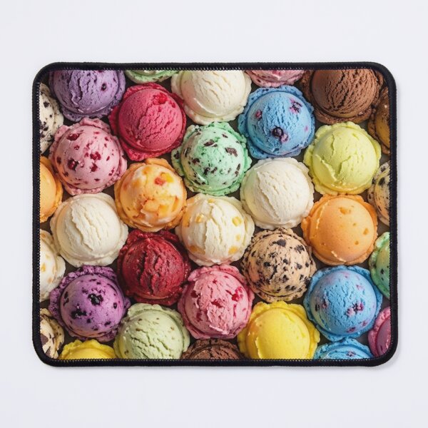 Item preview, scoops of colorful ice cream designed and sold by Nightscapes.