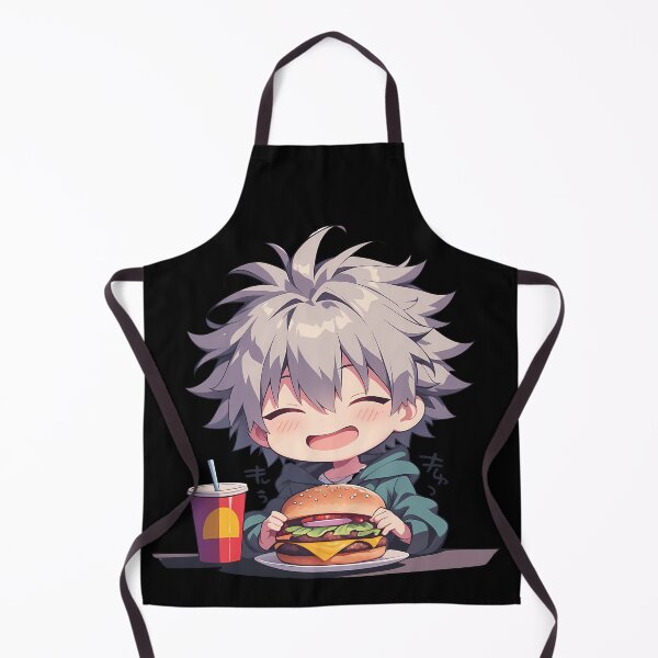 Item preview, Kaworu Nagisa Neon Genesis Evangelion Chibi Burger Smile designed and sold by earlobejerk.
