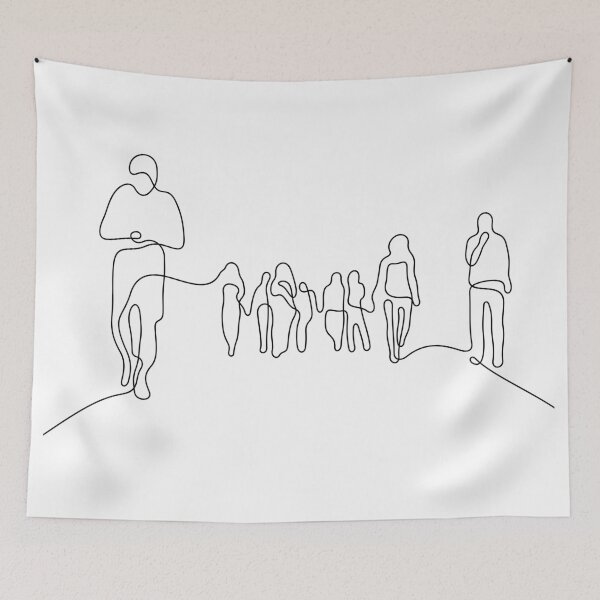 Item preview, people line art designed and sold by FloFlo8468.