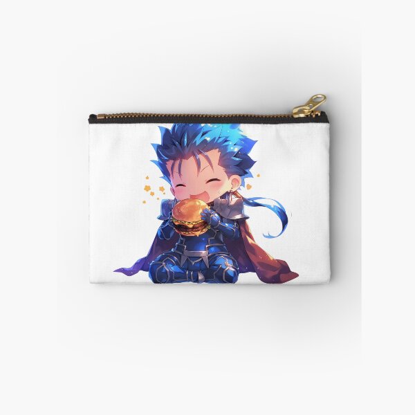 Item preview, Lancer Fate Stay Night Chibi Kawaii Burger Blue Heroic Anime Fantasy Charm designed and sold by earlobejerk.