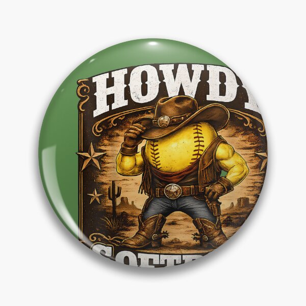 Item preview, Howdy Softball Cowboy Cowgirl Western Sports Game Lover designed and sold by IrinaSolomon.