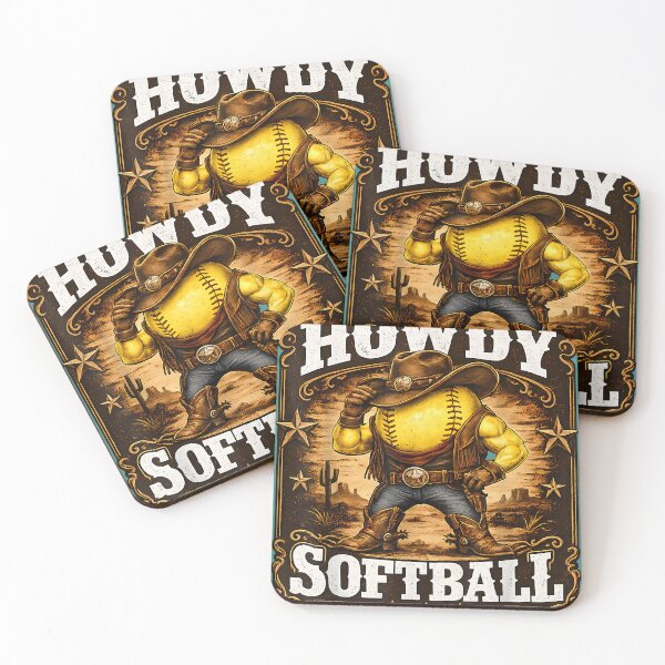Item preview, Howdy Softball Cowboy Cowgirl Western Sports Game Lover designed and sold by IrinaSolomon.