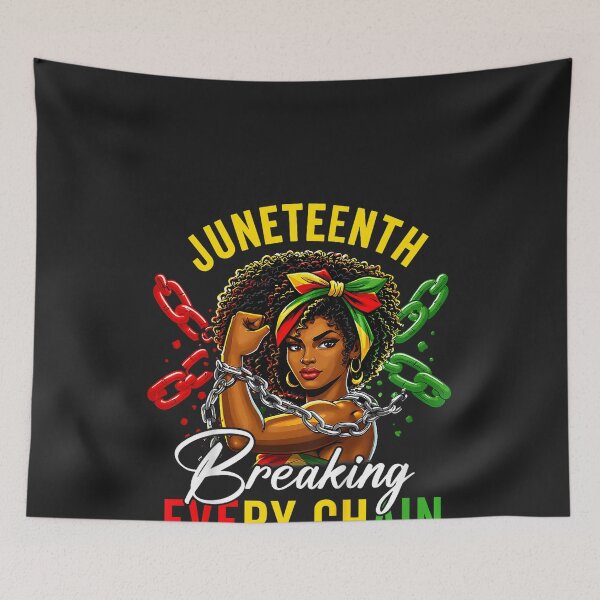 Item preview, Breaking Every Chain Since 1865 Juneteenth Freedom Women designed and sold by CriseldaBruning.
