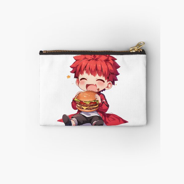 Item preview, Shirou Emiya Fate Stay Night Chibi Kawaii Burger Red Joyful Anime Lively Charm designed and sold by earlobejerk.