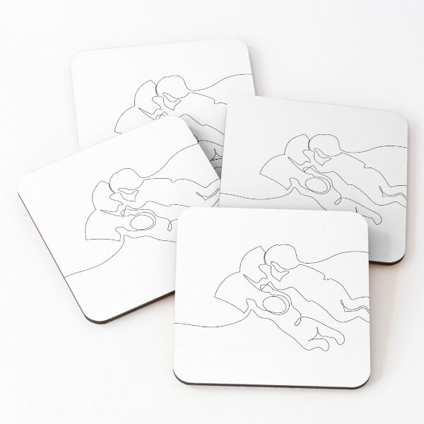 Item preview, sibling reading line art designed and sold by FloFlo8468.