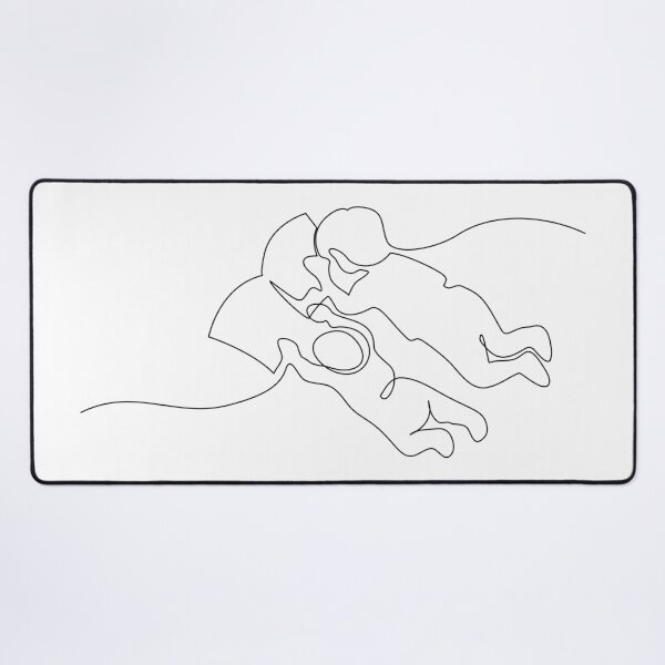 Item preview, sibling reading line art designed and sold by FloFlo8468.