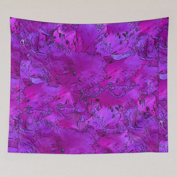 Item preview, Pink and Purple Azalea Pattern, Abstract designed and sold by Brightside-art.
