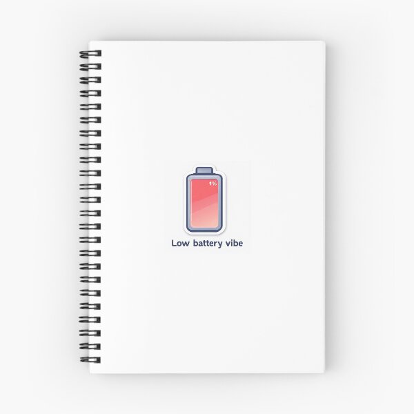 Item preview, Low Battery Vibe Minimalist 1 Percent Charge Sticker designed and sold by Artiste-Shoppe.